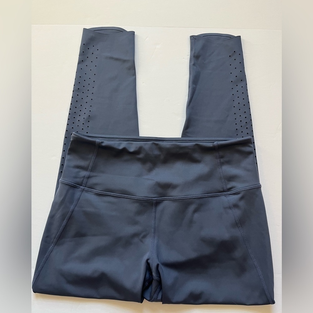 Zella Cropped Leggings Blue Size Medium